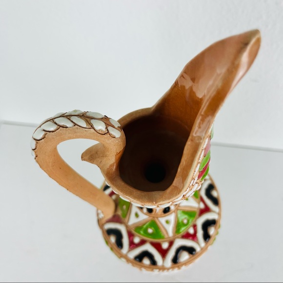 Vintage signed Apollon Keramik Rodas clay vase - Picture 4 of 5